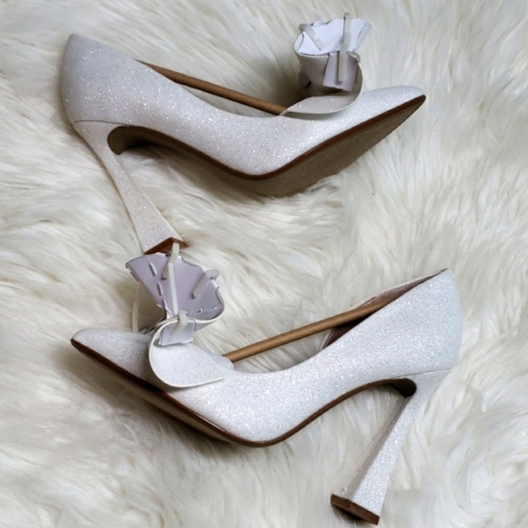 Betsey Johnson Nobble Sparkle Glitter Pumps Womens Size 7 - Picture 9 of 14